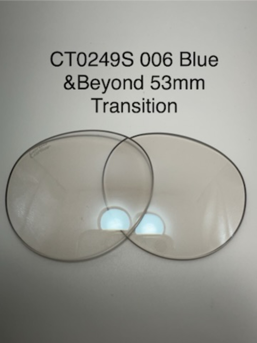 Cartier CT0249S 006 Round Transition Sunglasses Replacement Lenses Blue & Beyond